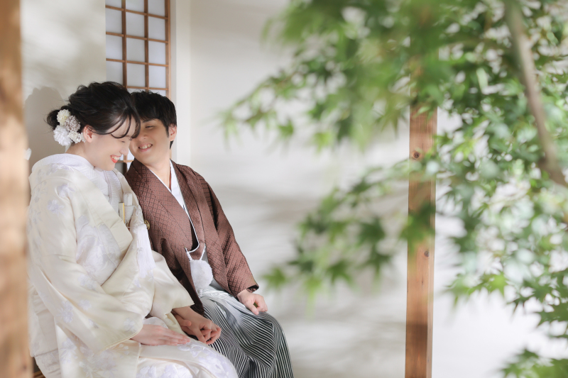 屋内庭園スタジオ撮影