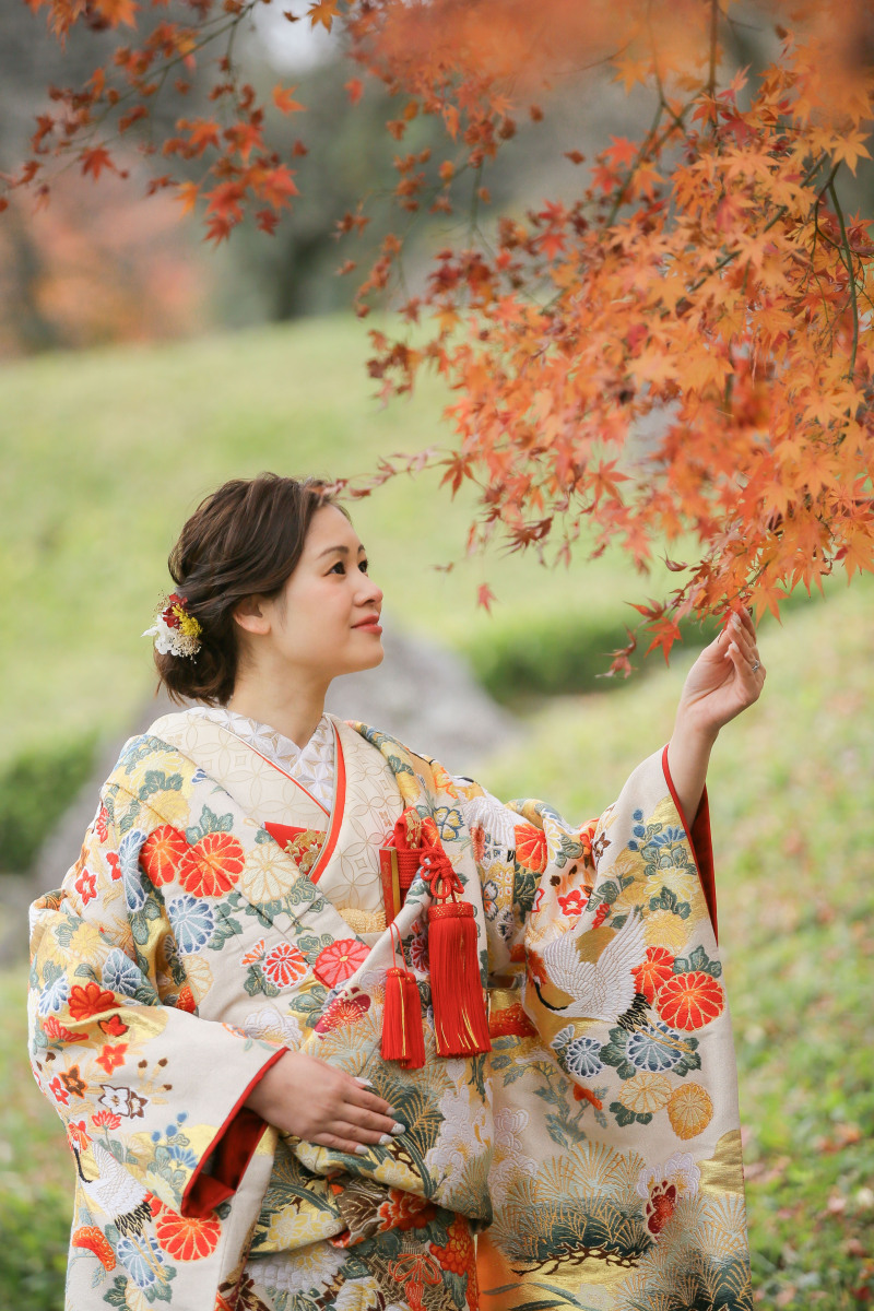 着物の色ともばっちりです