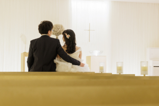 本格的なチャペルでロケーション！