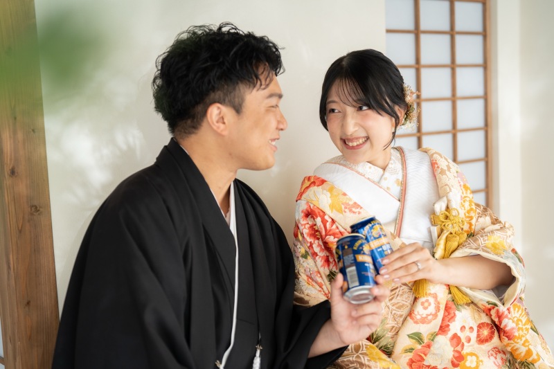 お二人らしく、笑顔で乾杯!
