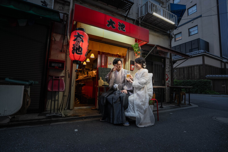 浅草だから撮れる和装ロケーションフォト