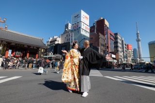 浅草周遊ロケーション