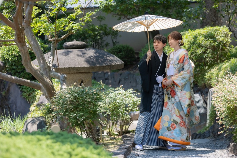 和装ロケーション　旧安田庭園