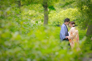 和装ロケーション〜旧安田庭園〜