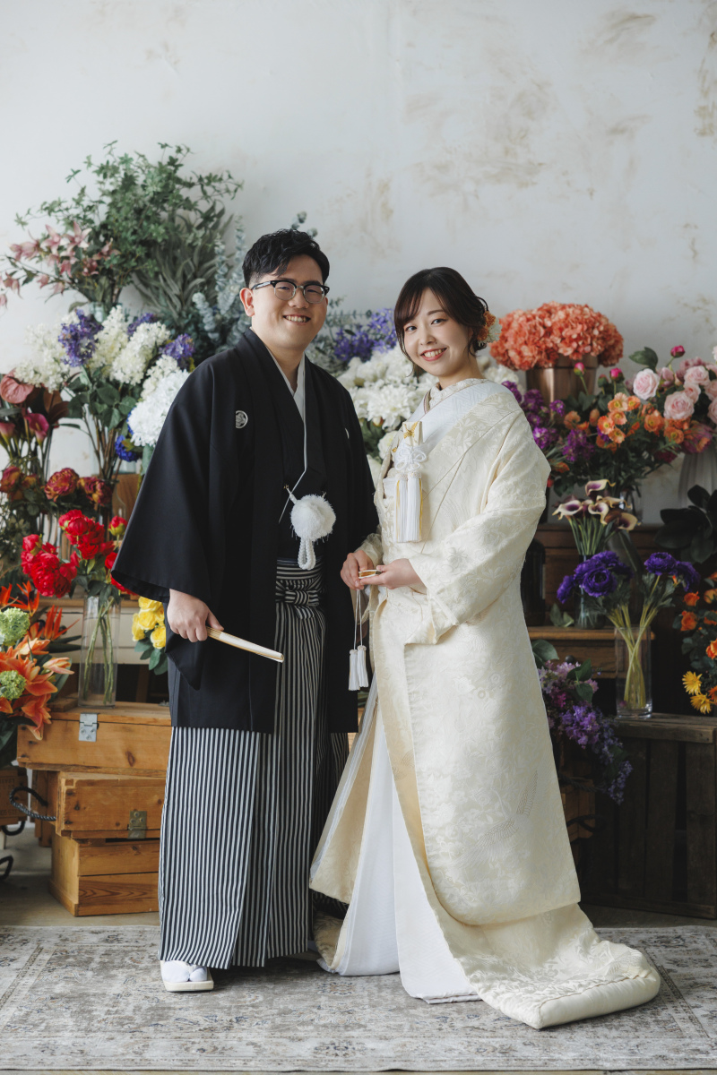 お着物を整えて