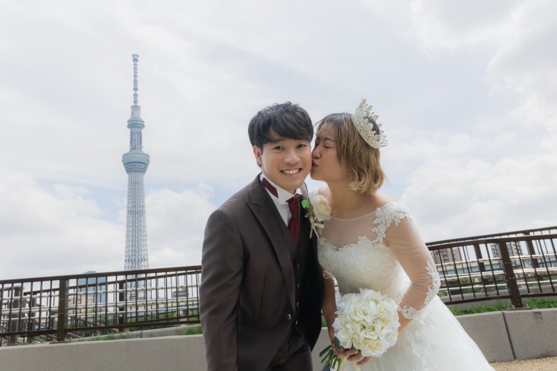 今度はご新婦様から!