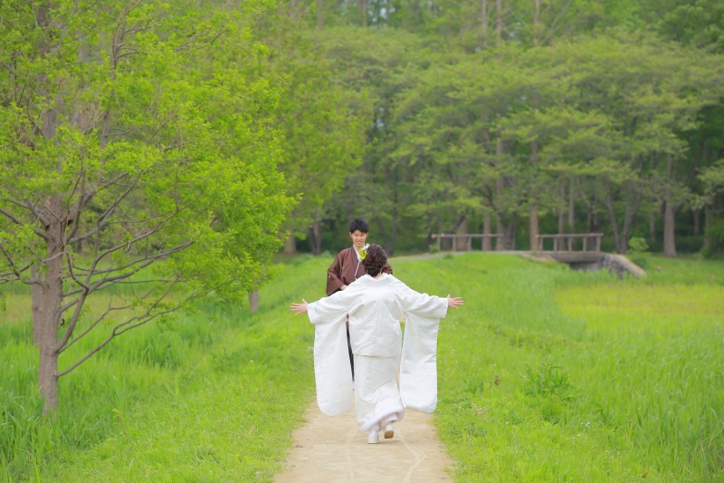 和装ロケ〜水元公園〜