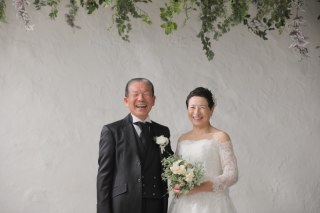 ウェディングドレスの夢が叶いました！