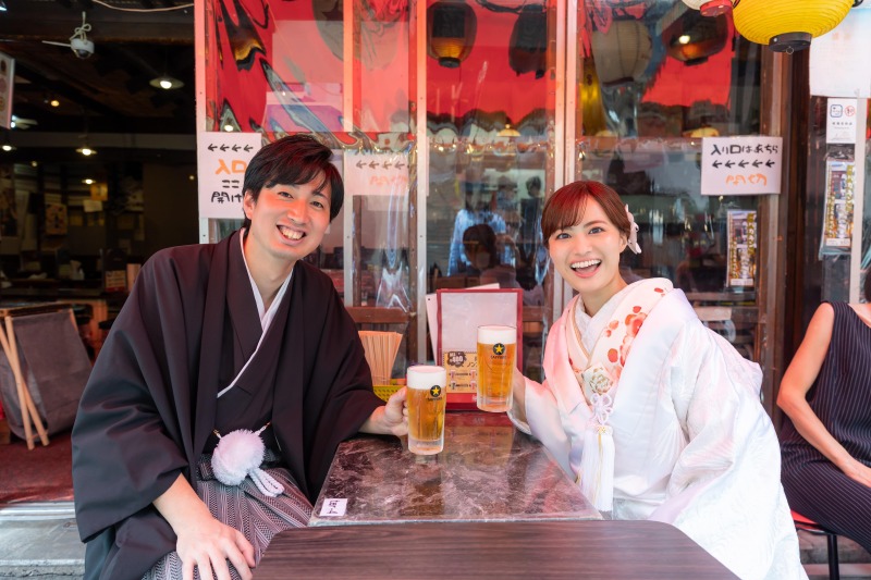 食べて飲んで!
