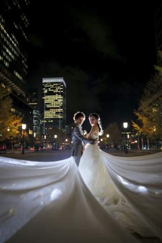洋装ロケーション〜東京駅夜景〜