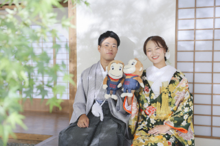 小物を使って！【屋内庭園スタジオ】