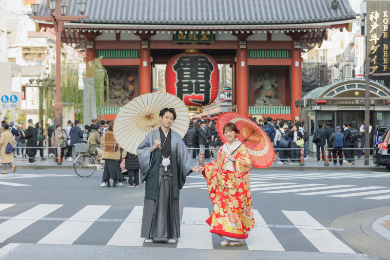 雷門前から出発！