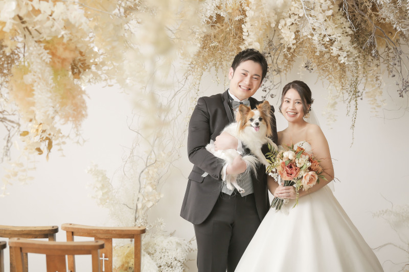 ワンちゃんと撮るウェデングフォト！