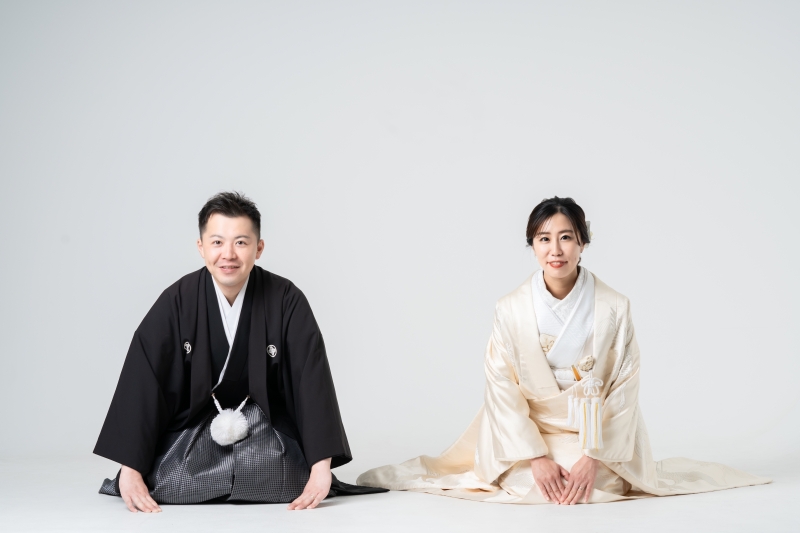 定番の正座ショット