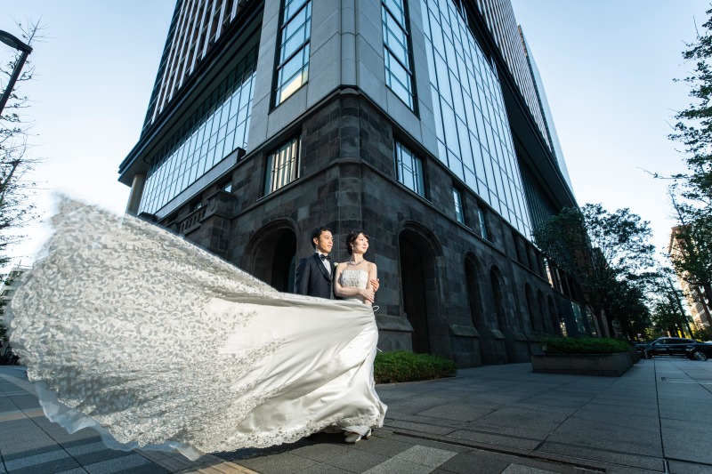 丸の内で大人お洒落なロケフォト