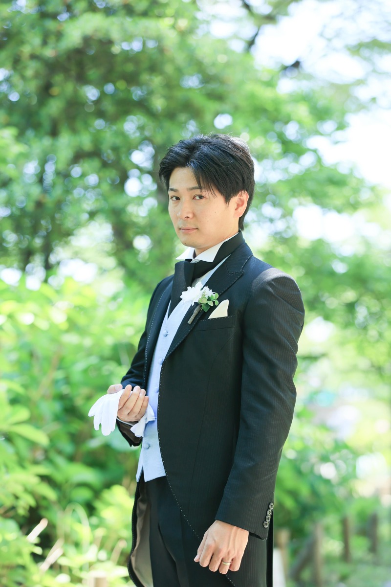 ご新郎様ソロショット