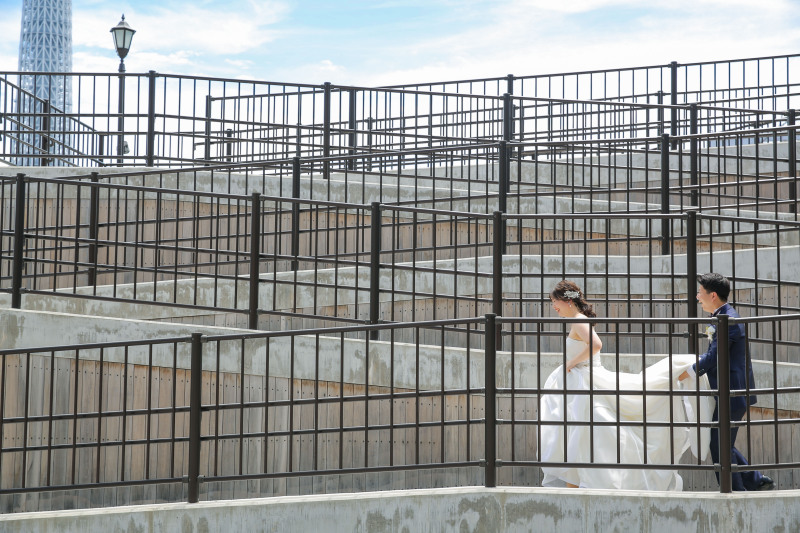 隅田川でスカイツリーと！