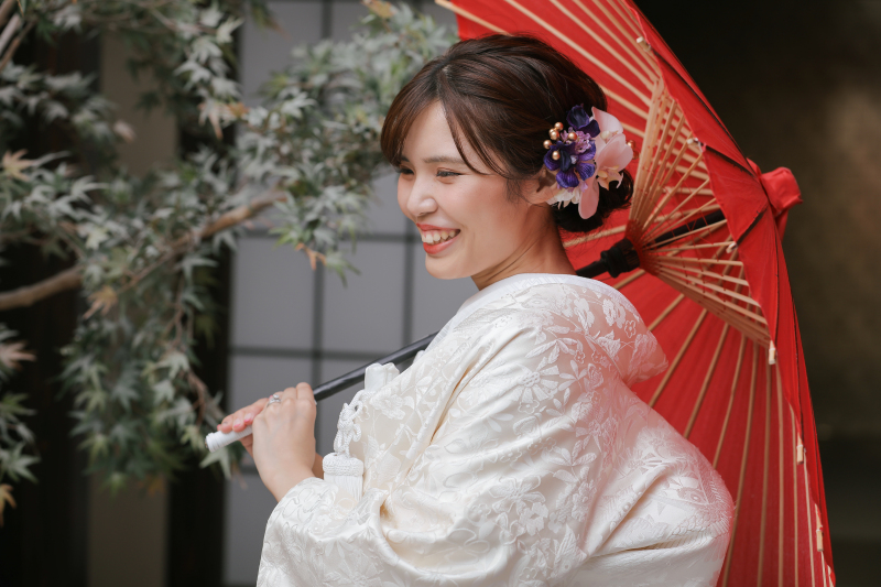 ご新婦様のソロカットです！