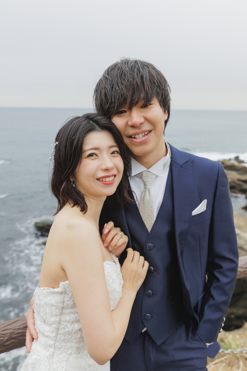 お二人のアップ