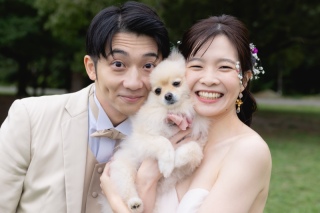 ワンちゃんと一緒に！【水元公園ロケーション】