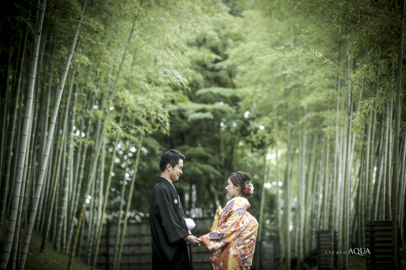 竹林での撮影も可能です