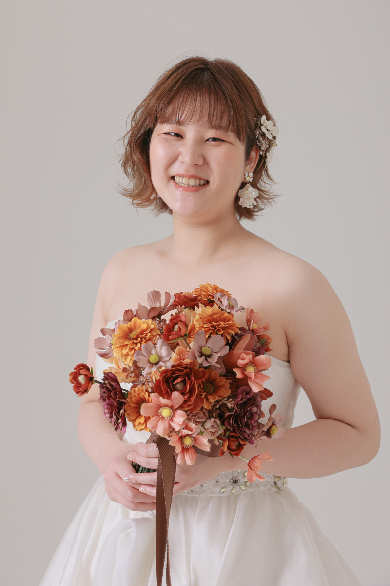 華やかな笑顔が素敵なお写真に