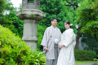 緑が美しい旧安田庭園！