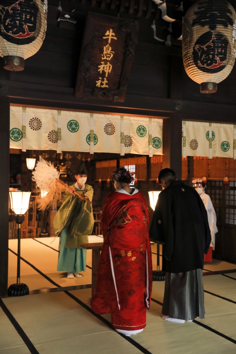 神前式のような流れで