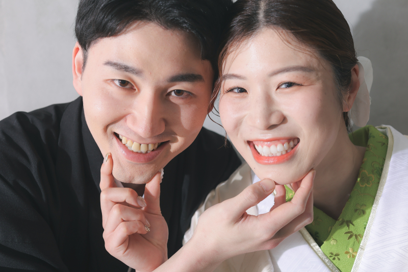 最後はお2人のとびっきりの笑顔で^ ^