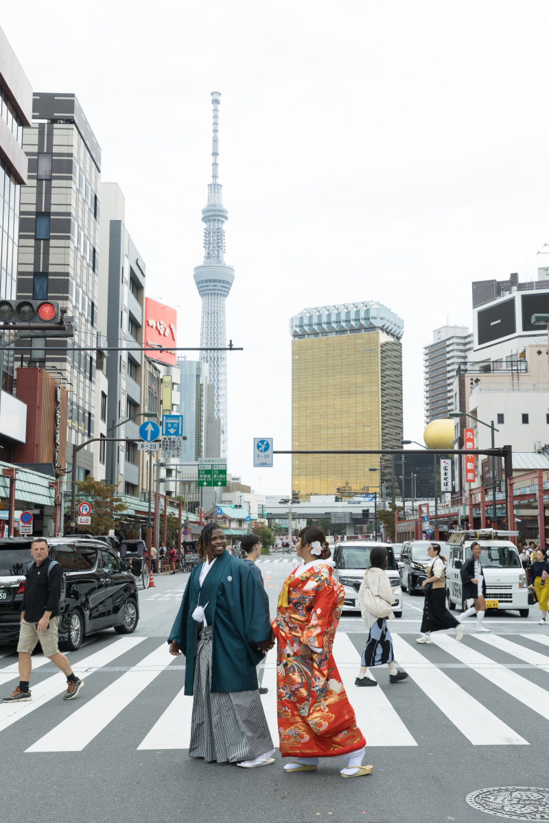 スカイツリーと一緒に