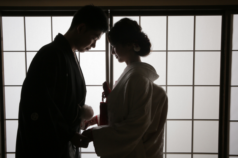 シルエット撮影でおしゃれに。。。