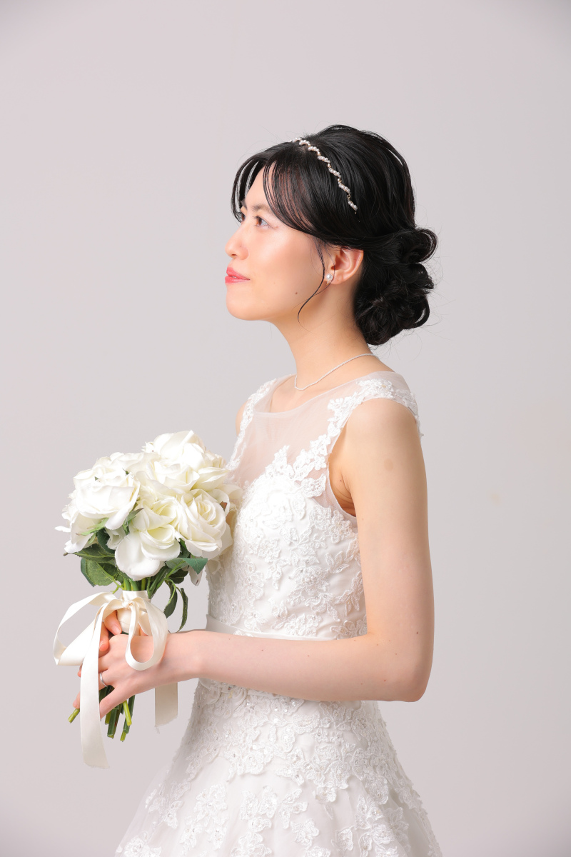 絵画のような横顔