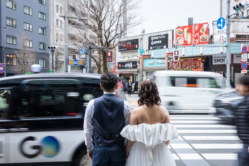 お二人の後ろ姿！