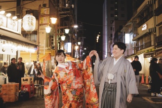 夜の浅草周遊も