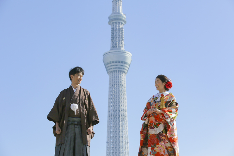 定番のスカイツリーも通ります♪