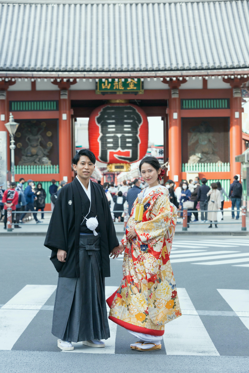 屋内庭園スタジオ+雷門撮影