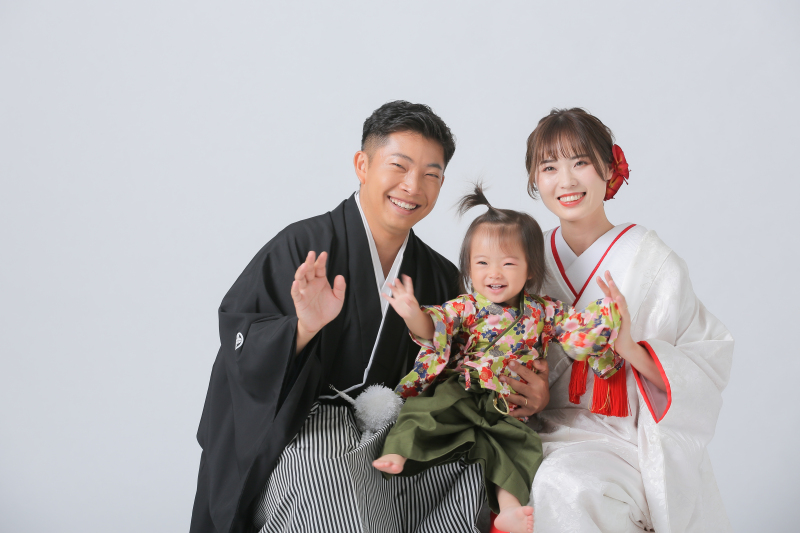 家族でスタジオ撮影☆