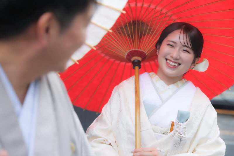 明るい笑顔