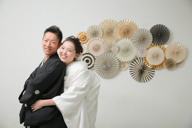 後ろからハグ♪