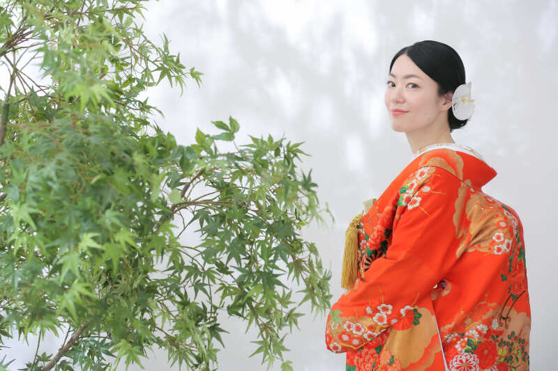 和装にチェンジ