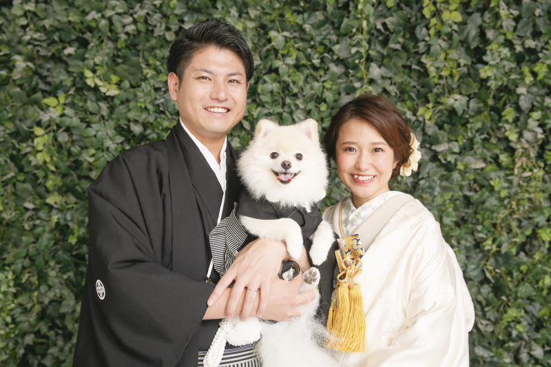 ペットと一緒に