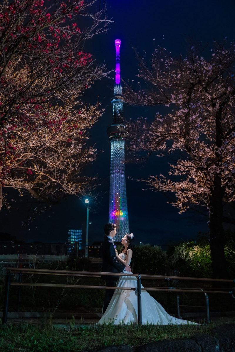 Skytree with SAKURA