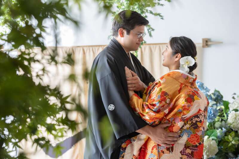 夏でも涼しく撮影♪ 屋内庭園スタジオ