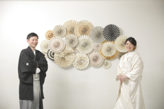 屋内庭園にて撮影