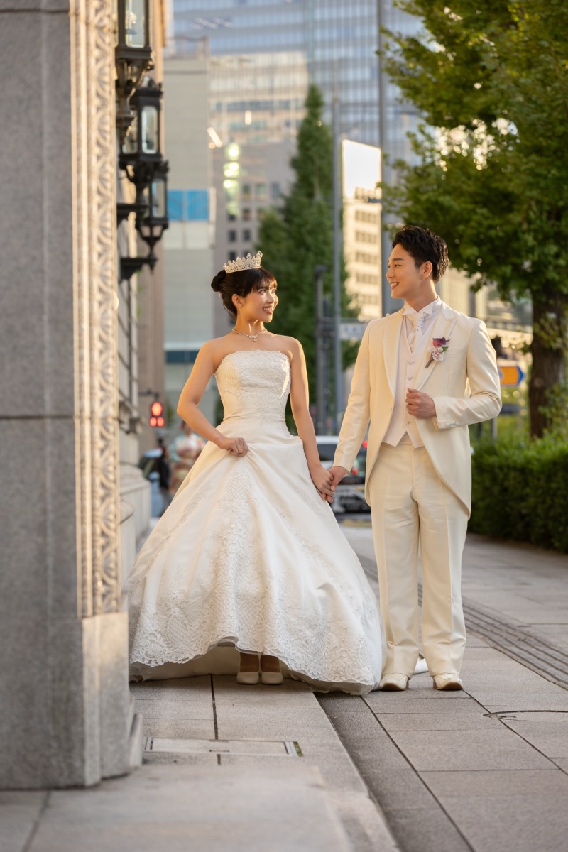 見つめあうたびに自然に笑顔に