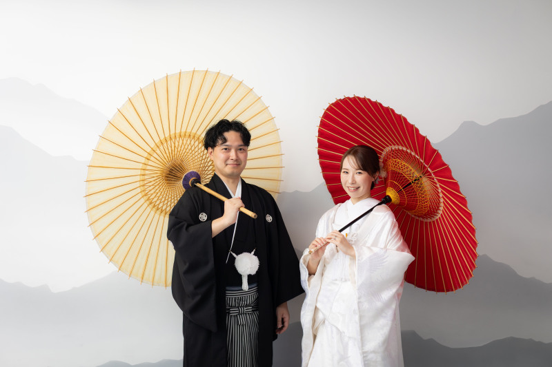 和傘は当店にご用意がございます！