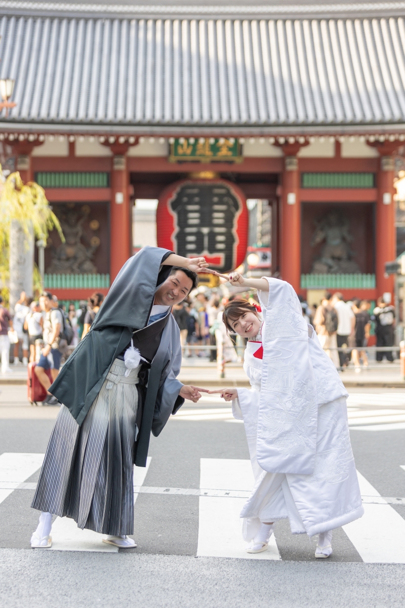 雷門でオプション撮影！