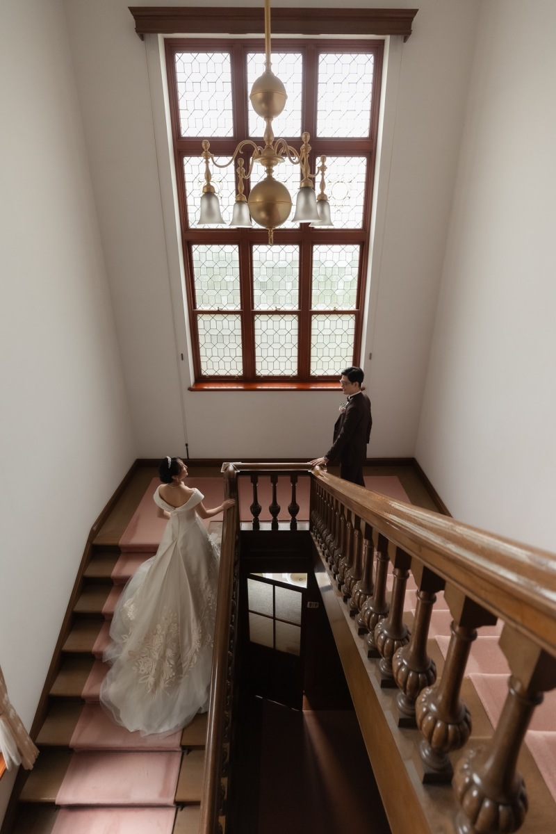 雨の日の旧古河邸