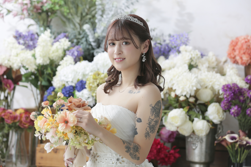 ご新婦様のソロショット!