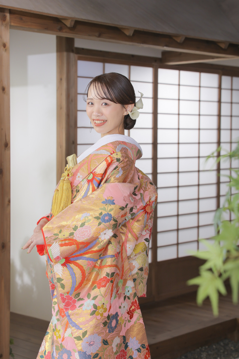 ご新婦様のソロショット。